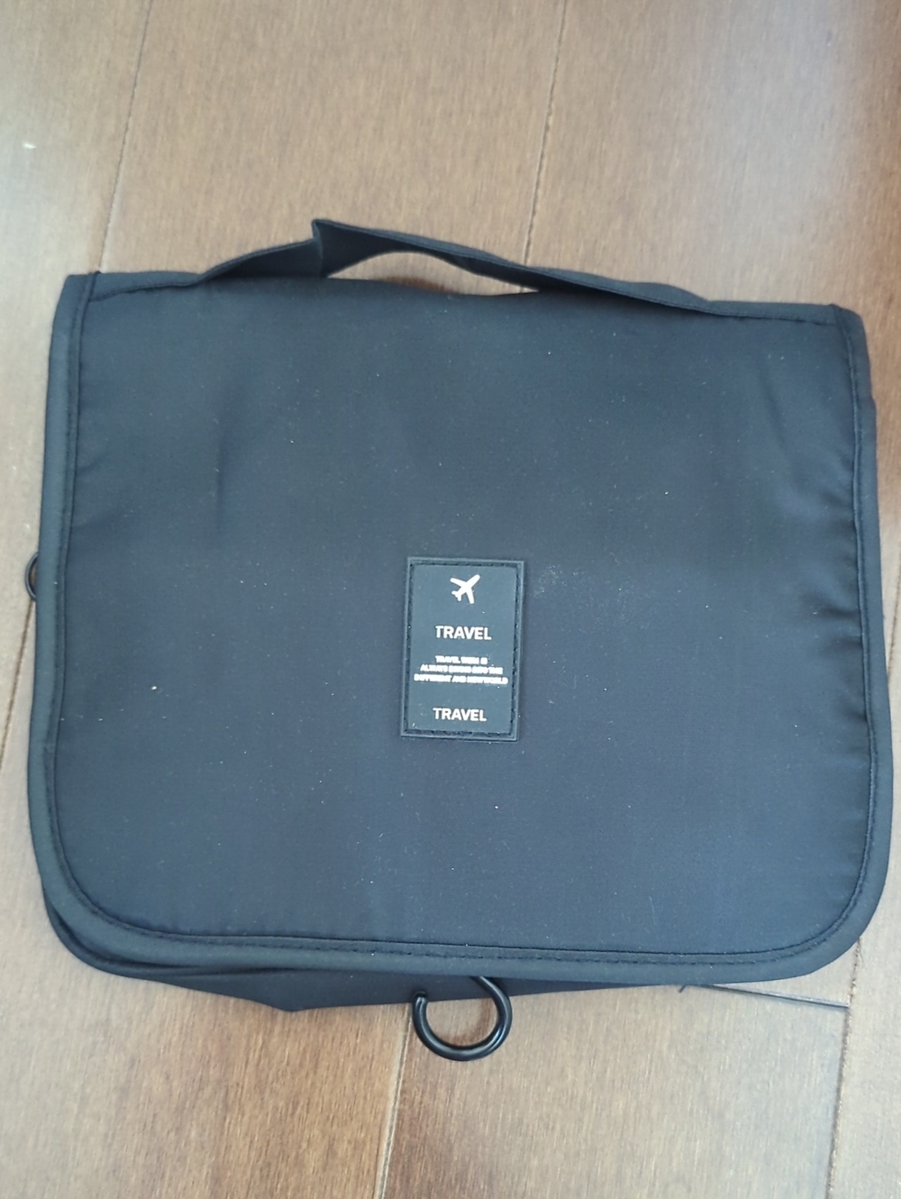 NEW Black Hanging Travel Toiletry Bag